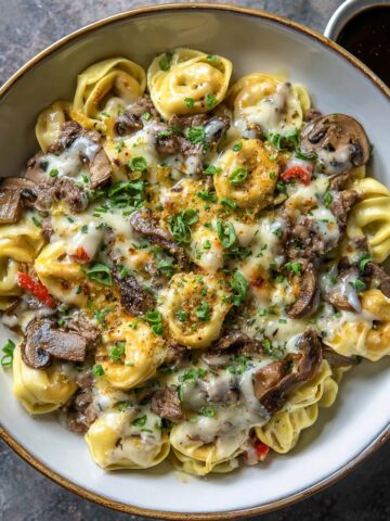 Cheesesteak Tortellini Bliss