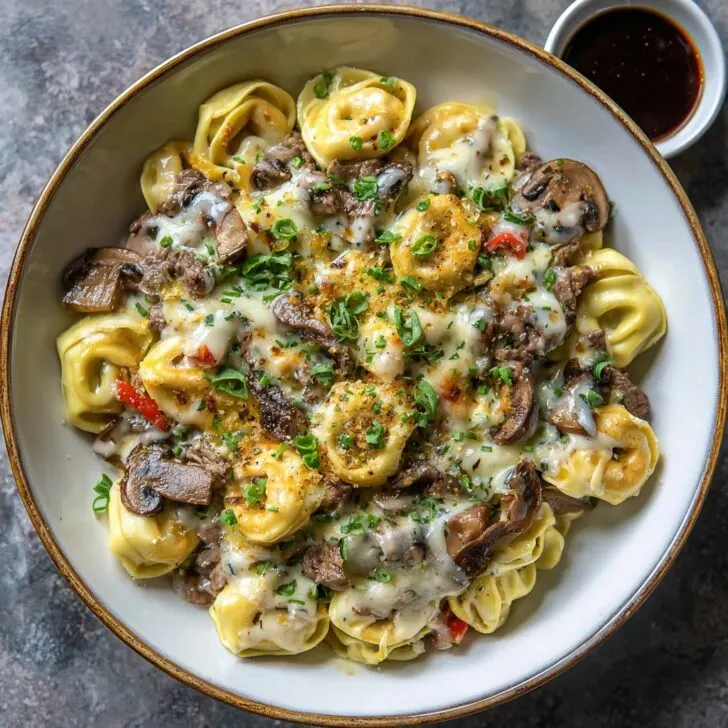 Cheesesteak Tortellini Bliss