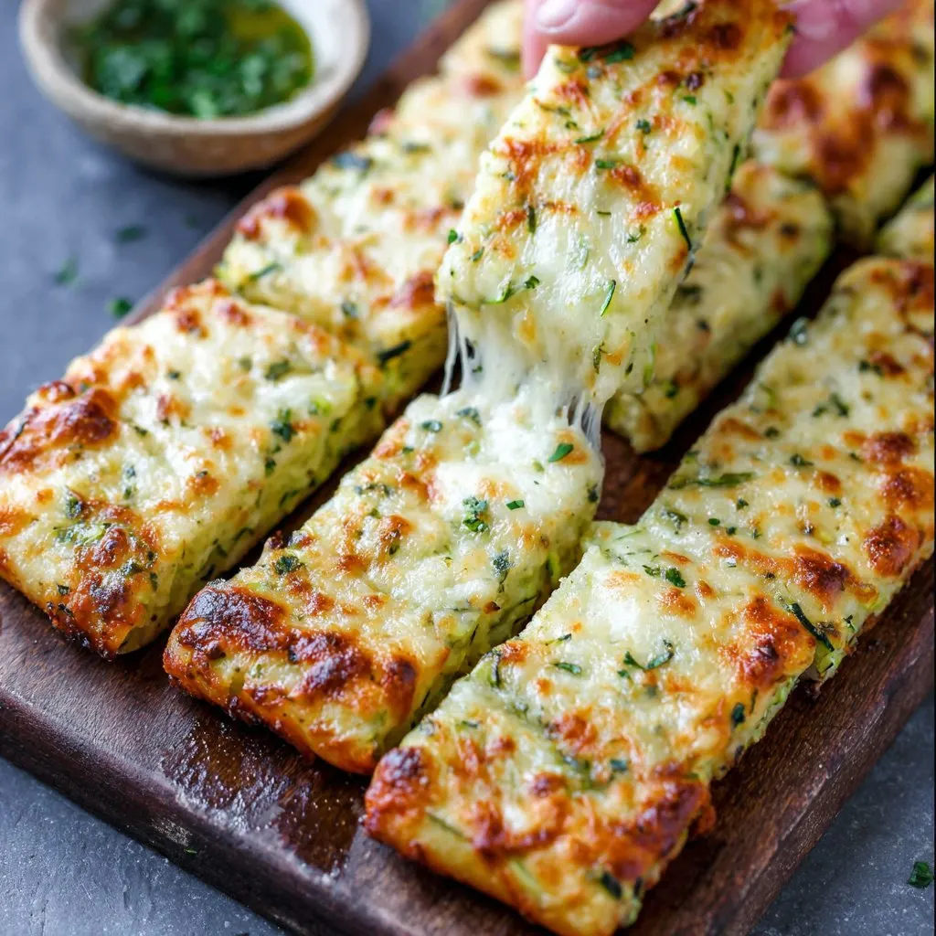 Cheesy Zucchini Breadsticks Recipe Cheesy Zucchini Breadsticks Recipe