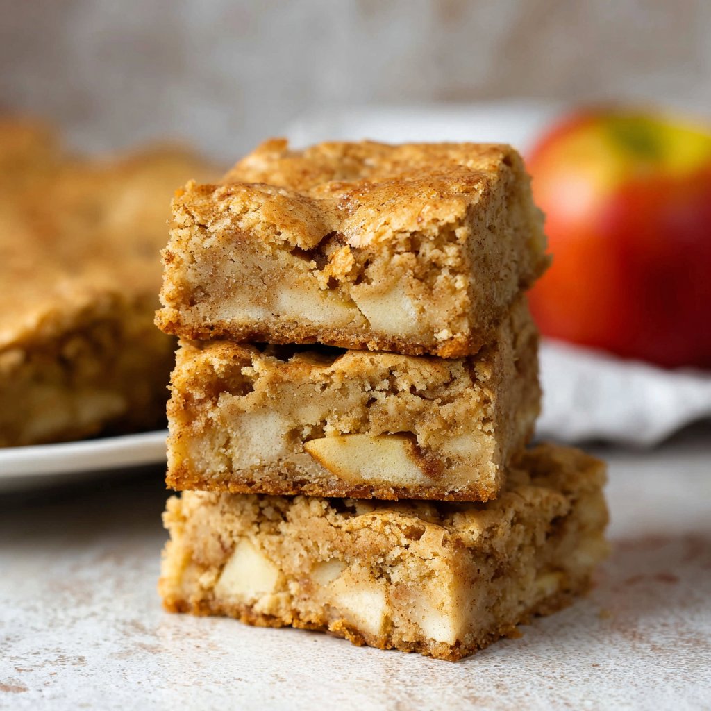 Chewy Cinnamon Apple Blondies Chewy Cinnamon Apple Blondies
