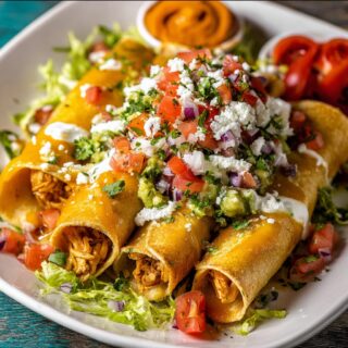 chicken flautas