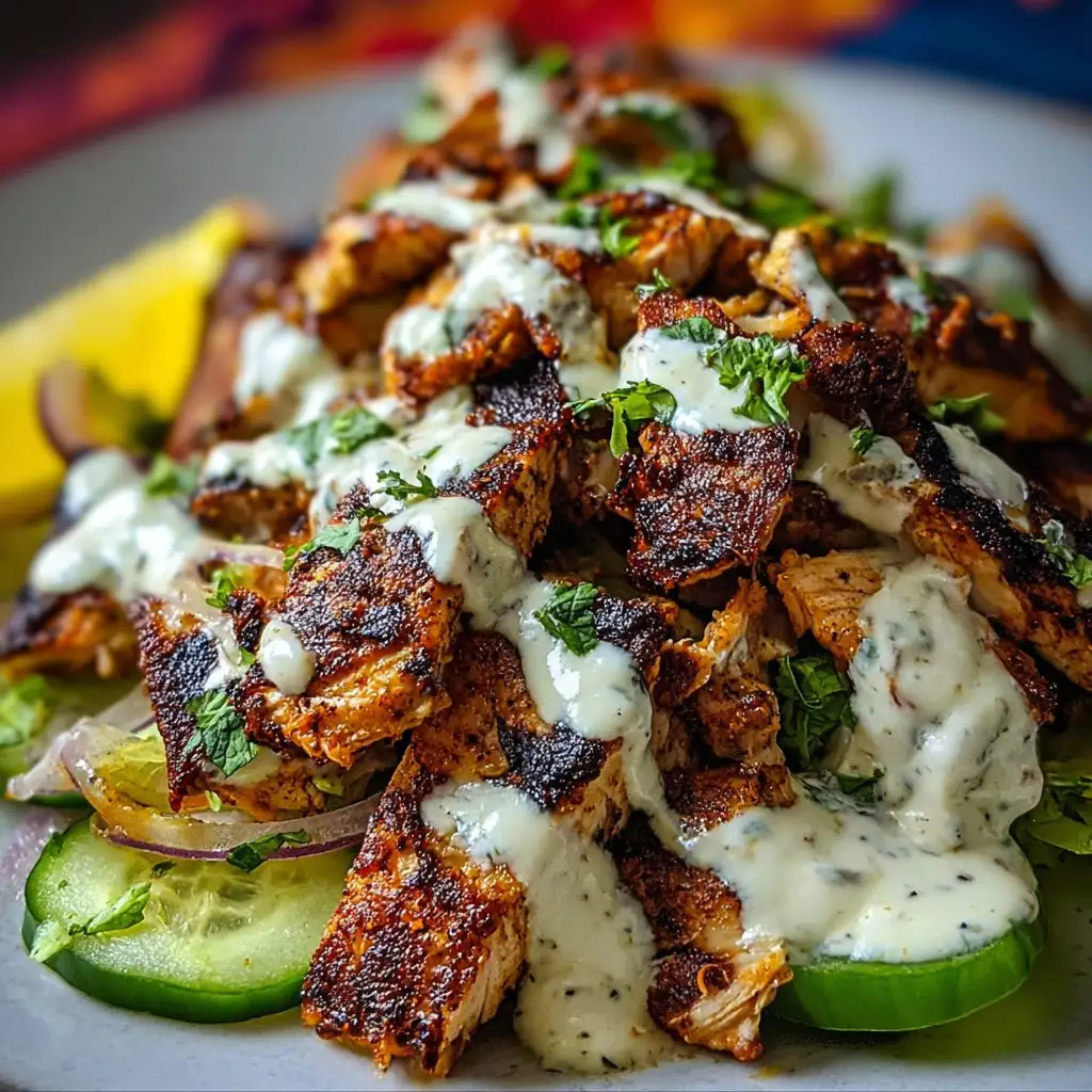 Chicken Shawarma with Creamy Garlic Sauce Chicken Shawarma with Creamy Garlic Sauce