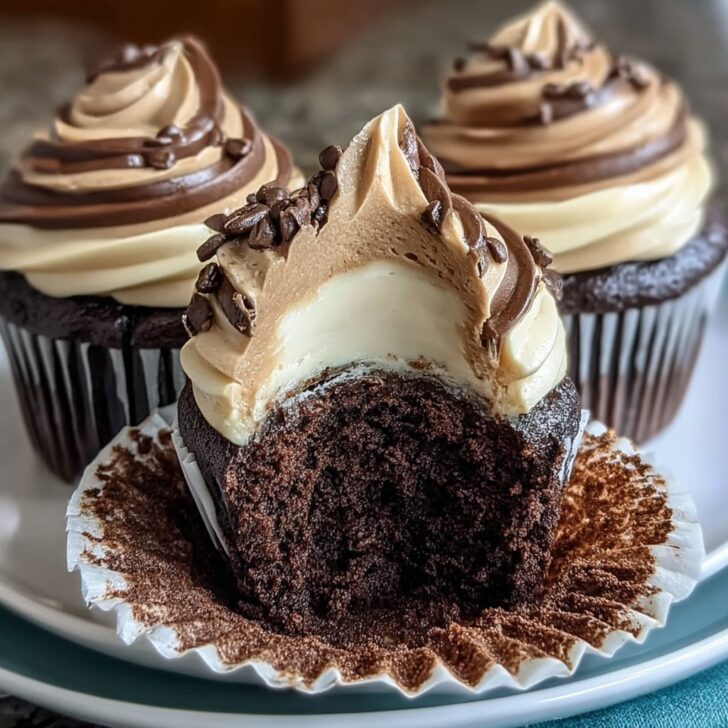 Chocolate Coffee Cream Cupcakes Recipe