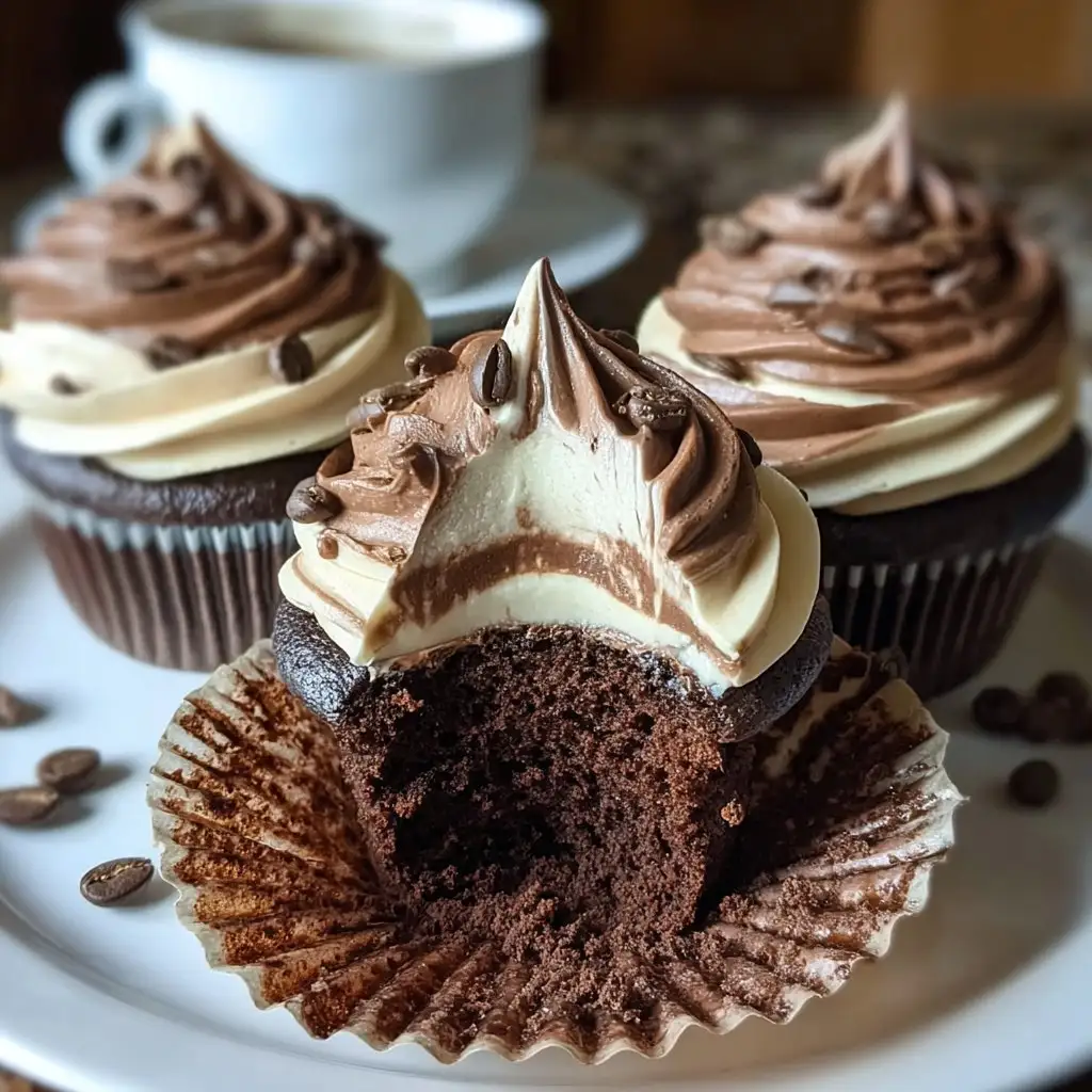 Chocolate Coffee Cream Cupcakes Recipe Chocolate Coffee Cream Cupcakes Recipe