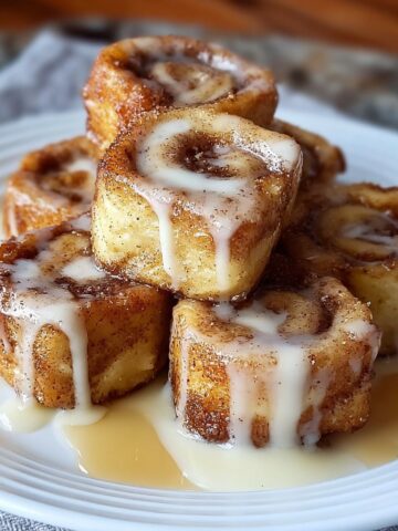 Cinnamon Roll French Toast Bites Cinnamon Roll French Toast Bites