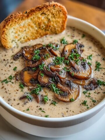 Comfort Creamy Mushroom Soup Recipe