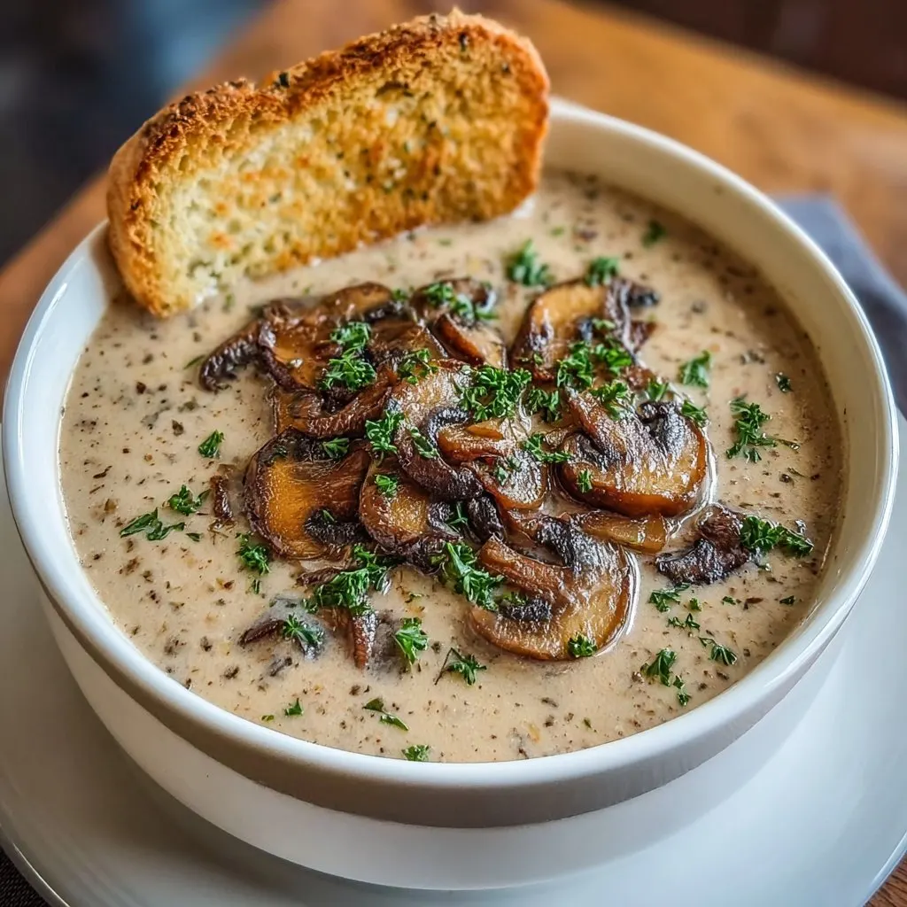 Comfort Creamy Mushroom Soup Recipe
