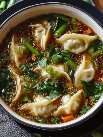 Comfort Fall Potsticker Soup