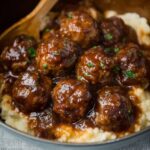 comfort slow cooker salisbury steak meatballs