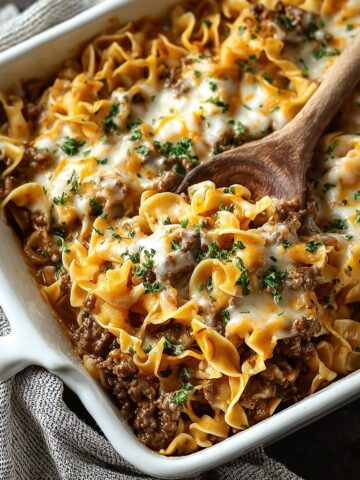 Cream Beef Noodle Casserole