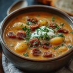 creamy chorizo potato soup recipe