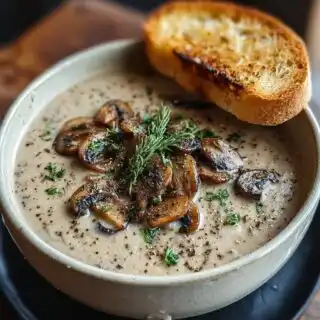 creamy mushroom soup recipe