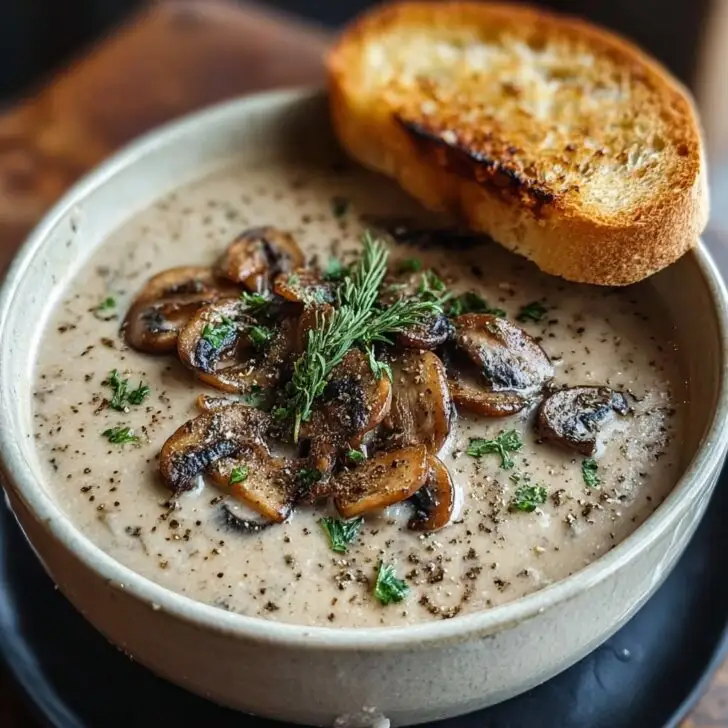 Creamy Mushroom Soup Recipe
