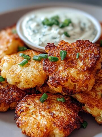 Crispy Cauliflower Fritters