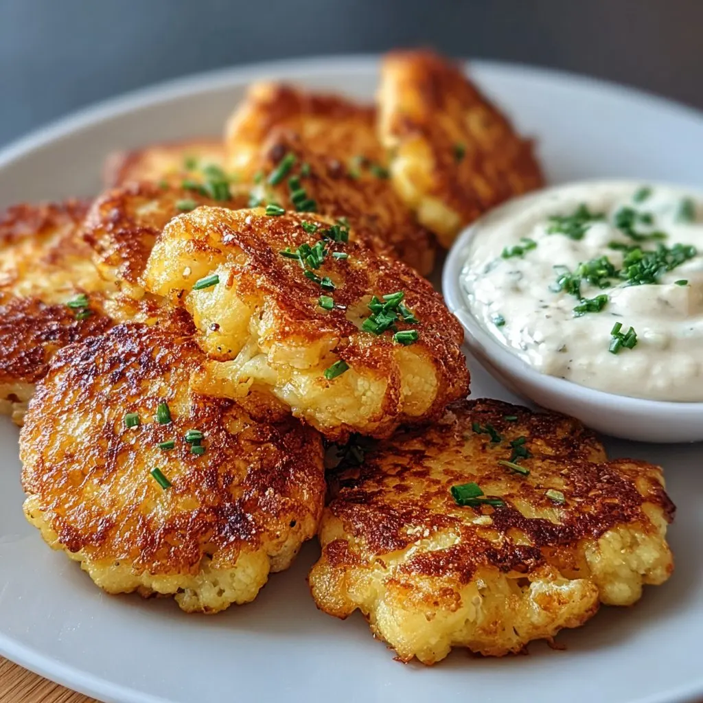 Crispy Cauliflower Fritters Crispy Cauliflower Fritters