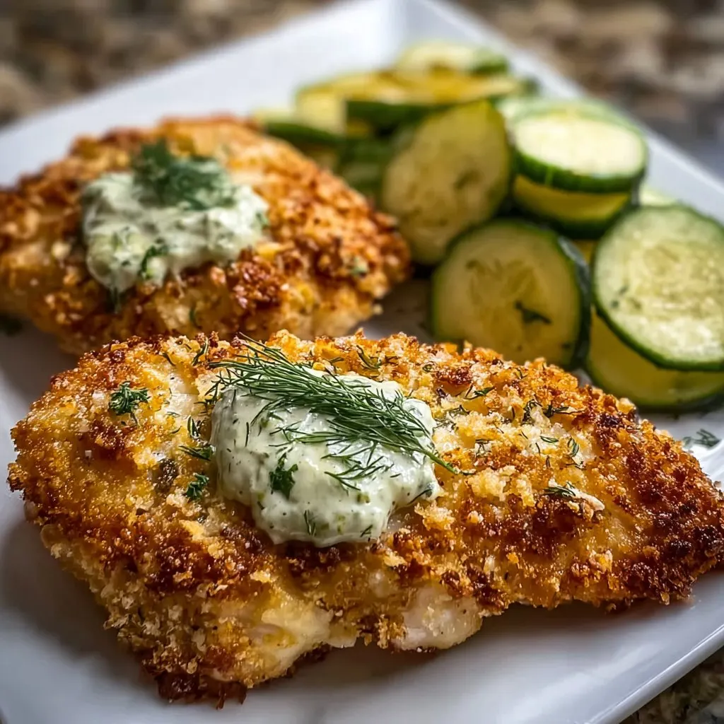 Crispy Dill Pickle Parmesan Chicken