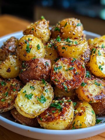 Crispy Garlic Butter Potatoes Recipe