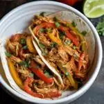 crockpot chicken fajitas