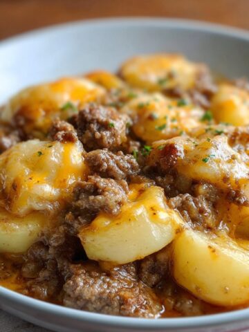Crockpot Hamburger Potato Casserole Recipe