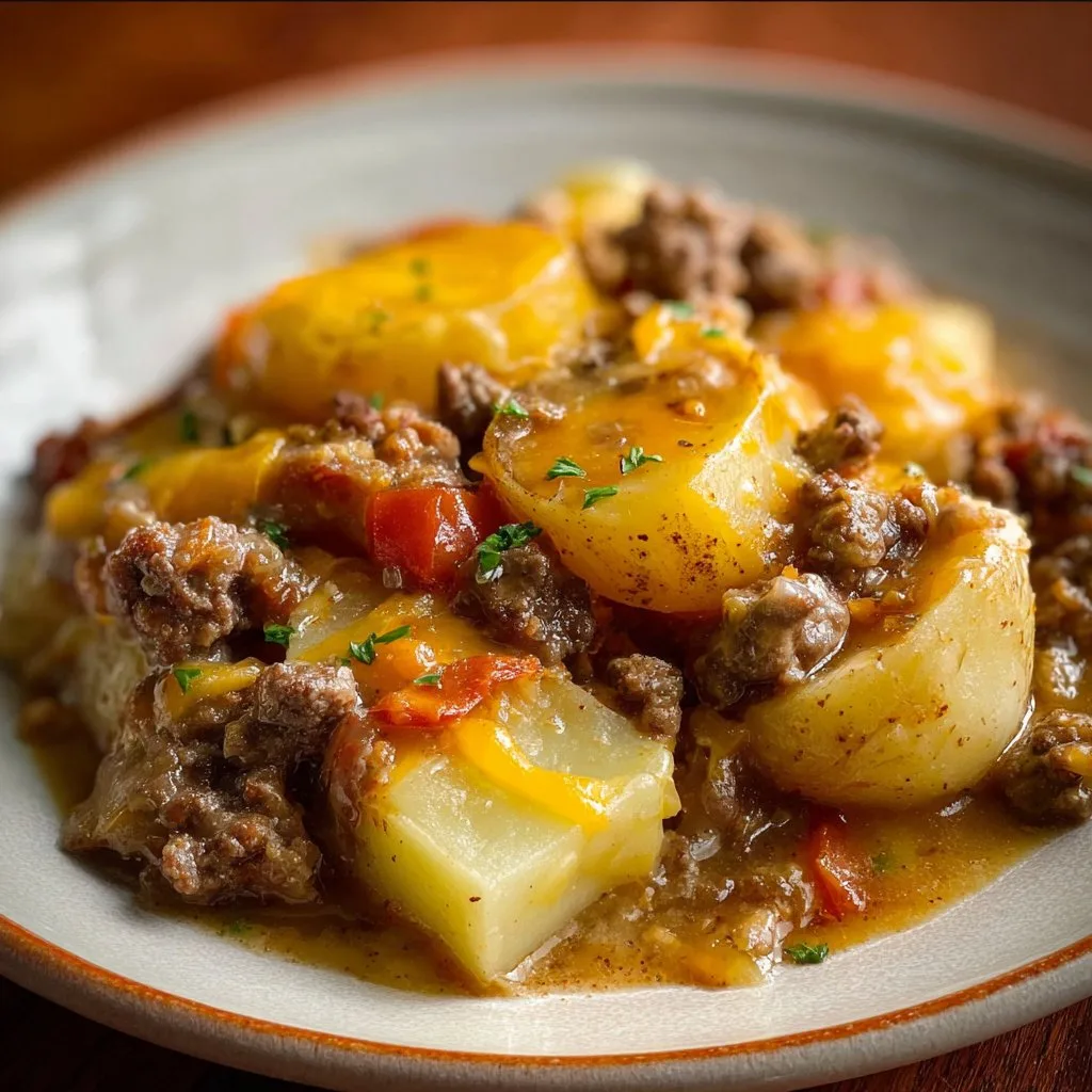 Crockpot Hamburger Potato Casserole Recipe Crockpot Hamburger Potato Casserole Recipe