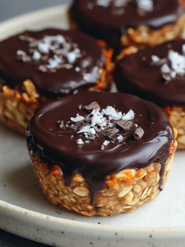 Dark Chocolate Oatmeal Cups