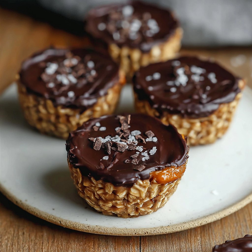 Dark Chocolate Oatmeal Cups