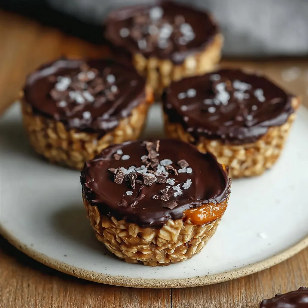 Dark Chocolate Oatmeal Cups Dark Chocolate Oatmeal Cups