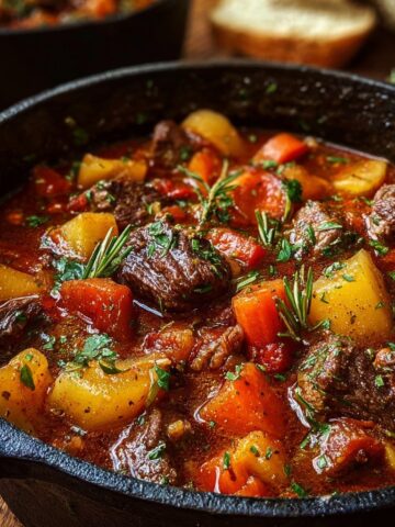 Dutch Oven Beef Stew with Veggies