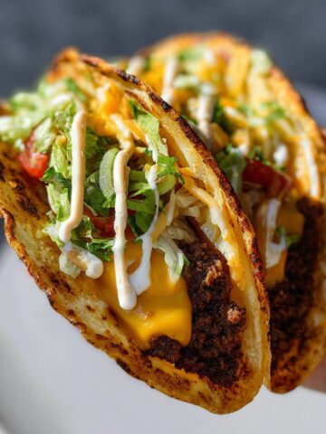Easy Smash Burger Tacos