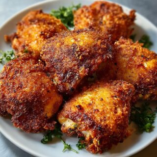 extra crispy irish oven fried chicken thighs recipe