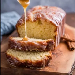 fall dessert apple cider pound cake