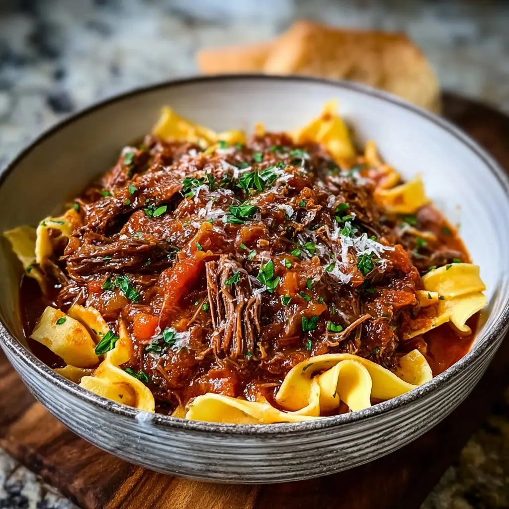 Fall Warm Sunday Slow Cooker Beef Ragu Recipe Fall Warm Sunday Slow Cooker Beef Ragu Recipe