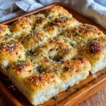 garlic parmesan focaccia bread recipe