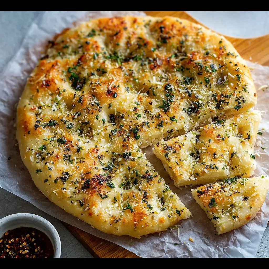 Garlic Parmesan Focaccia Bread