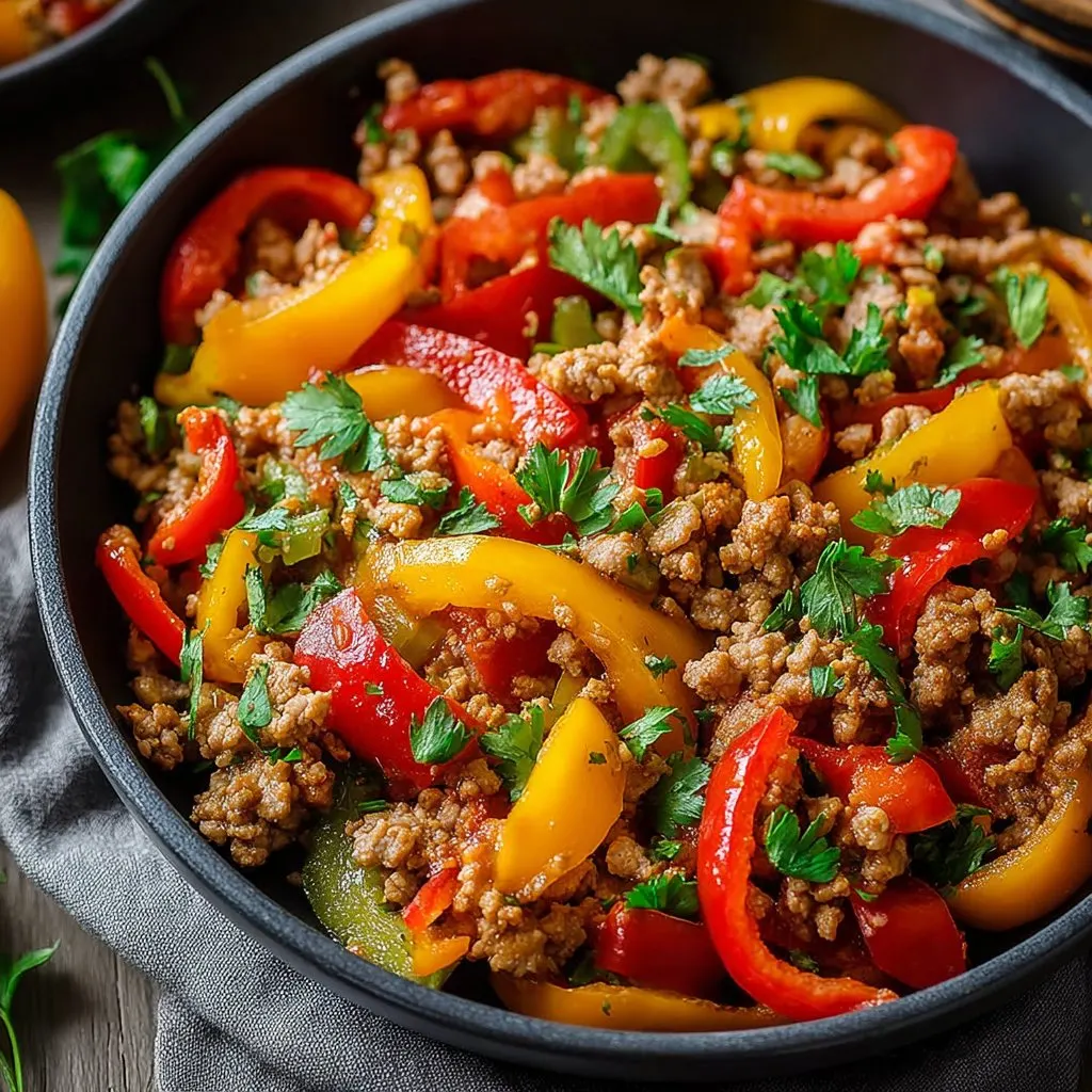 Ground Turkey and Peppers Recipe Ground Turkey and Peppers Recipe