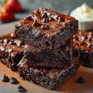 guilt free greek yogurt brownies