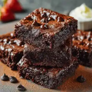 guilt free greek yogurt brownies