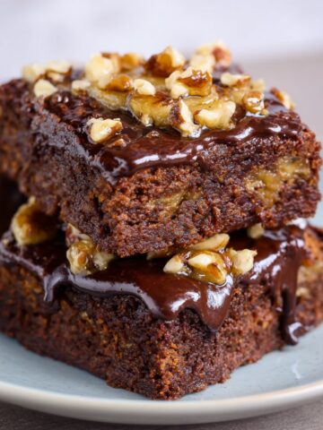 Healthy Banana Brownies