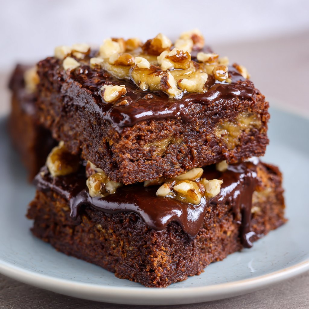 Healthy Banana Brownies