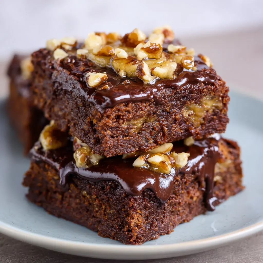Healthy Banana Brownies