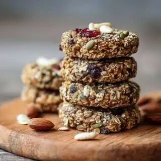 healthy nut seed energy cookies