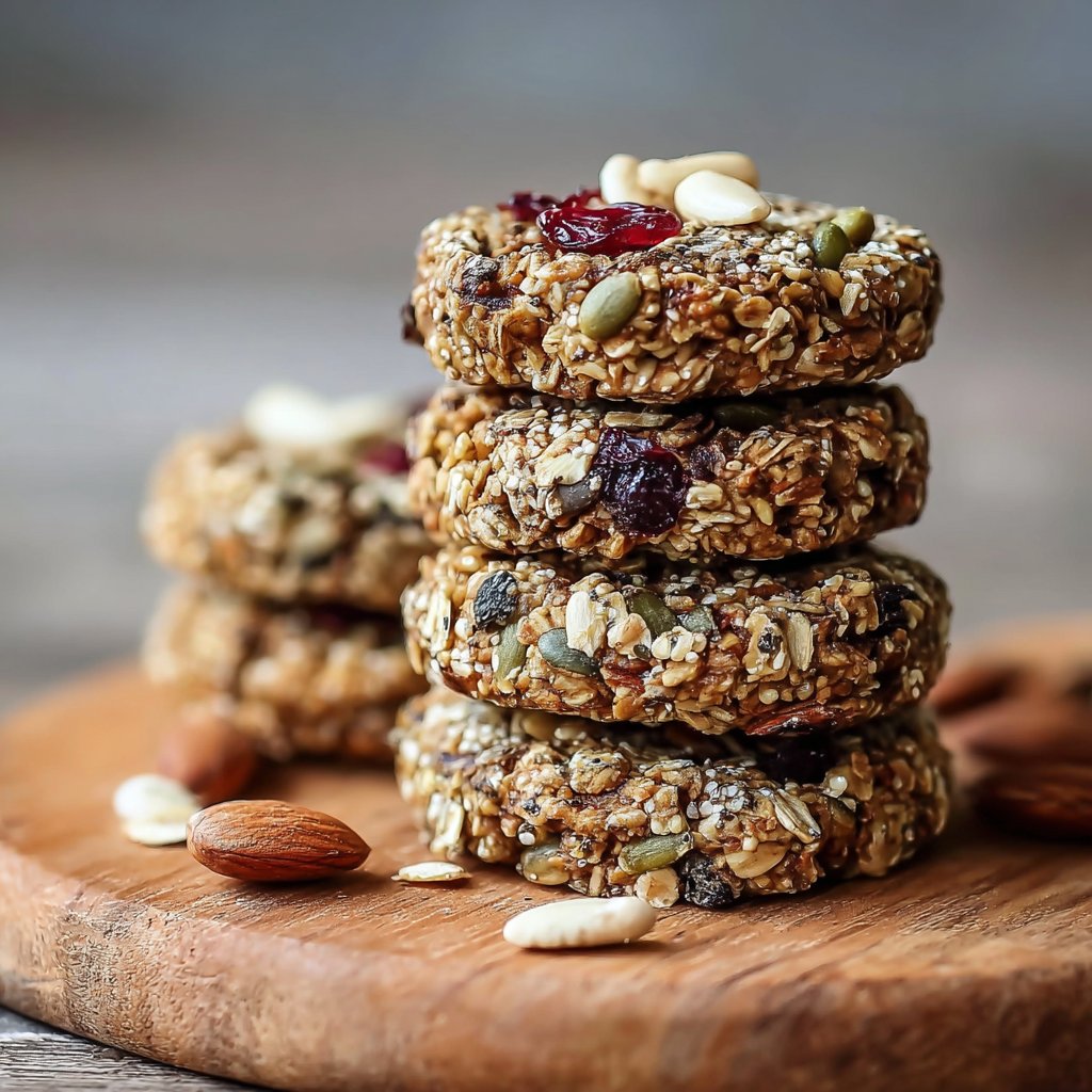 Healthy Nut & Seed Energy Cookies
