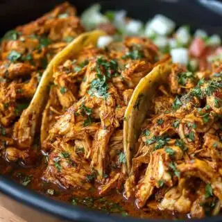 juicy seasoned filling crock pot chicken