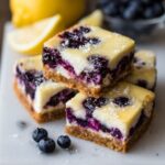 lemon blueberry cheesecake bars recipe
