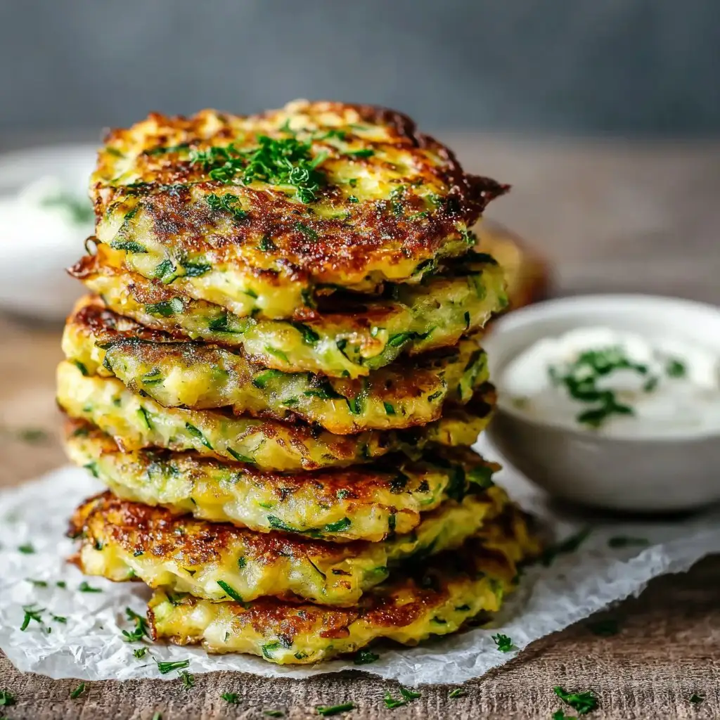 Low-Mess Cheesy Zucchini Fritters for Toddlers