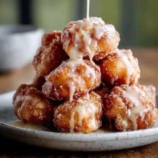 mini cinnamon apple fritters