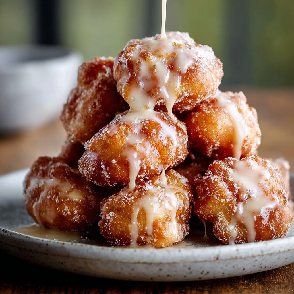 Mini Cinnamon Apple Fritters