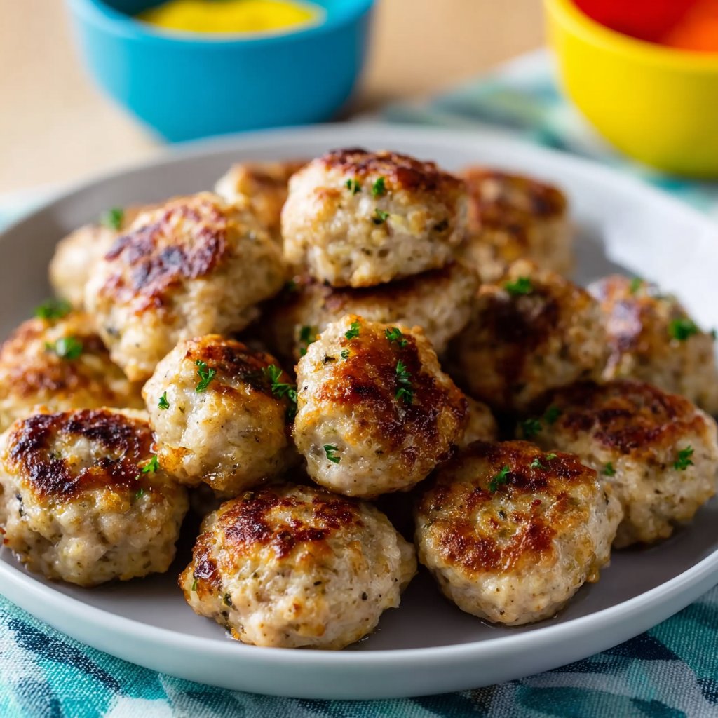 Mini Turkey Meatballs – Easy Toddler Dinners Recipe