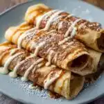 no powder cinnamon roll protein crepes