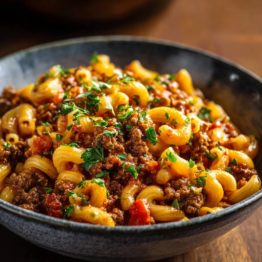 Old Fashioned Goulash with Ground Beef and Elbow Pasta Old Fashioned Goulash with Ground Beef and Elbow Pasta